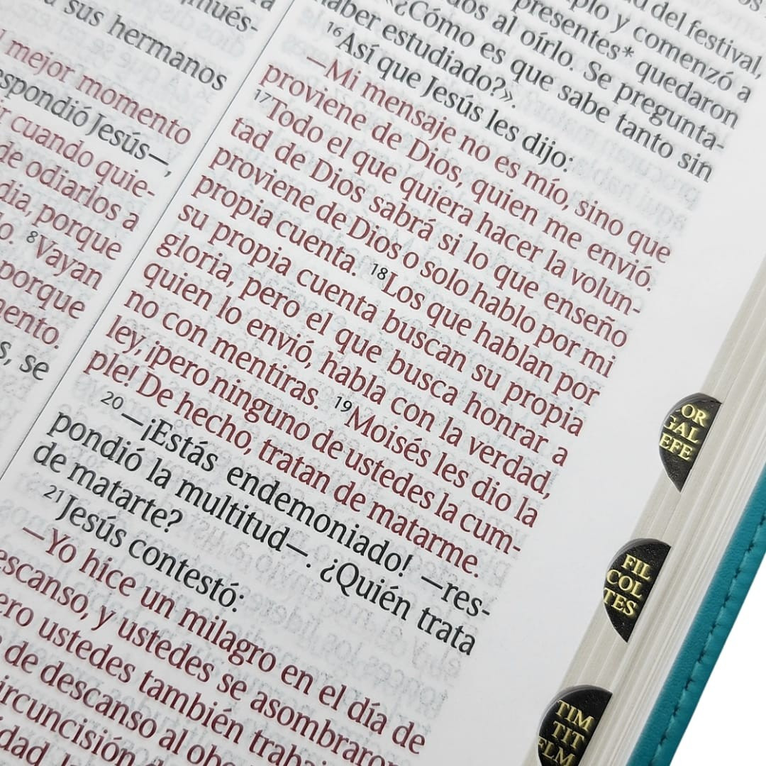 CLC Chile | BIBLIA NTV COMPACTA LETRA GIGANTE CON ÍNDICE (TAPA