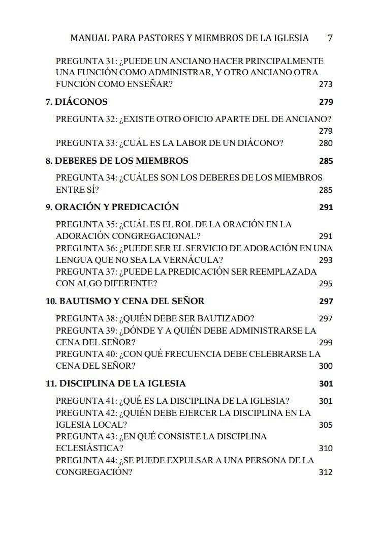 CLC Chile | MANUAL PARA PASTORES Y MIEMBROS DE LA IGLESIA | COLECCIÓN