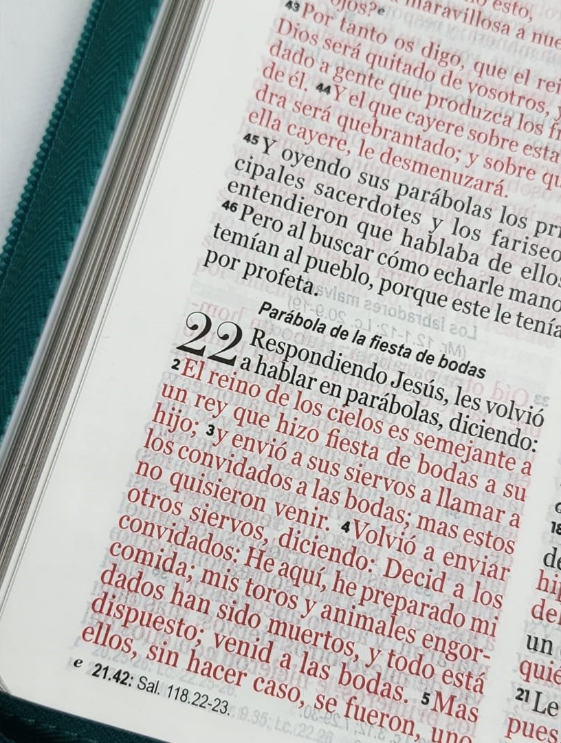 CLC Chile | BIBLIA RVR1960 TAMAÑO MANUAL LETRA GRANDE CON CIERRE